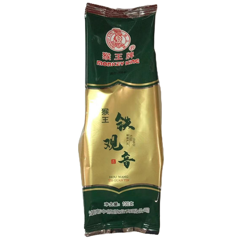 猴王牌福建铁观音 乌龙茶清香型茶叶兰花香二级袋装 铁观音 100g